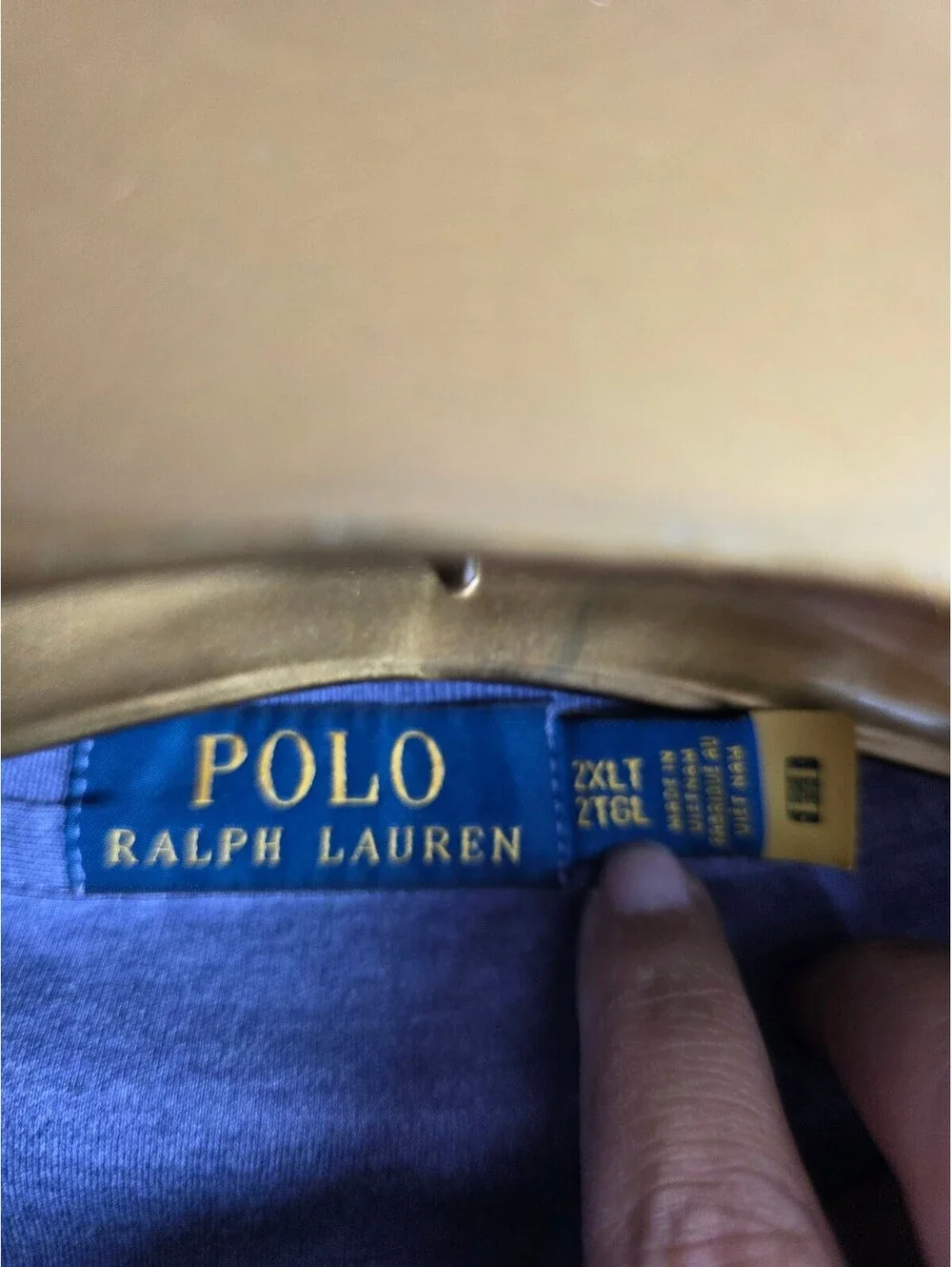 Ralph Lauren Polo Men's Classic Fit Polo Shirt 2XLT Purple